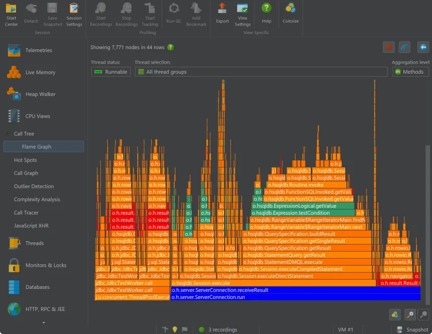 Screenshot of JProfiler